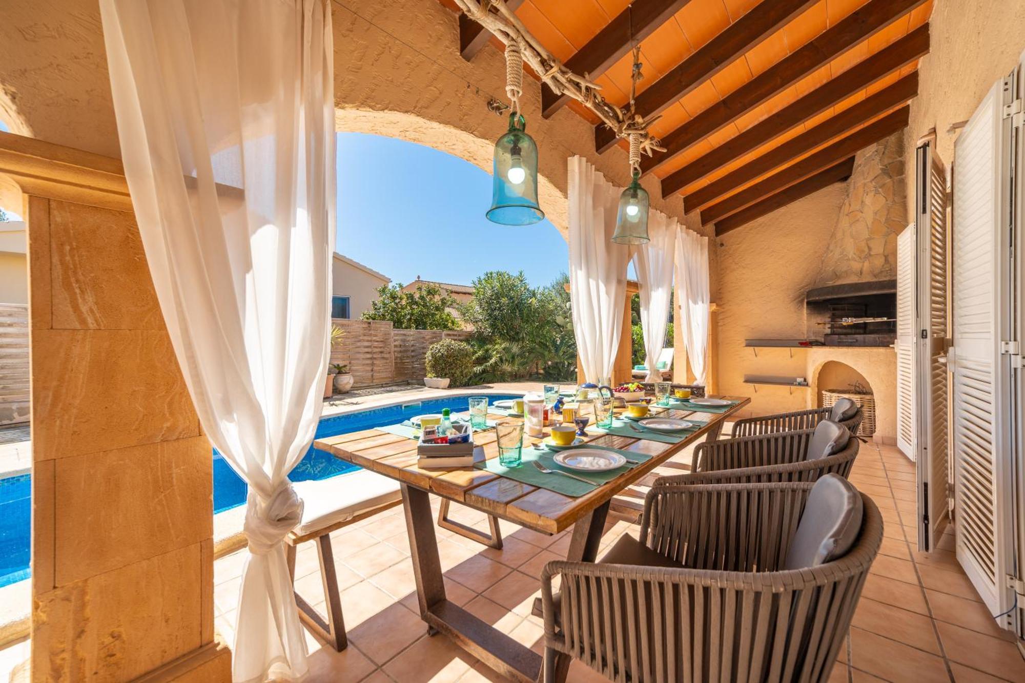Villa Son Serra, Pool And Chill Out Close To The Beach 松塞拉德马里纳 外观 照片